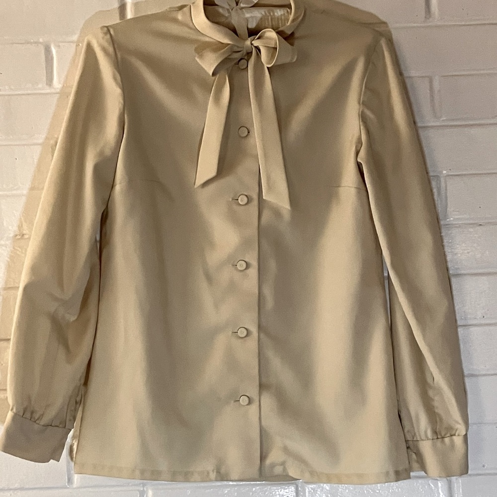 Vintage McMullen Sportswear Ivory Blouse women’s Small